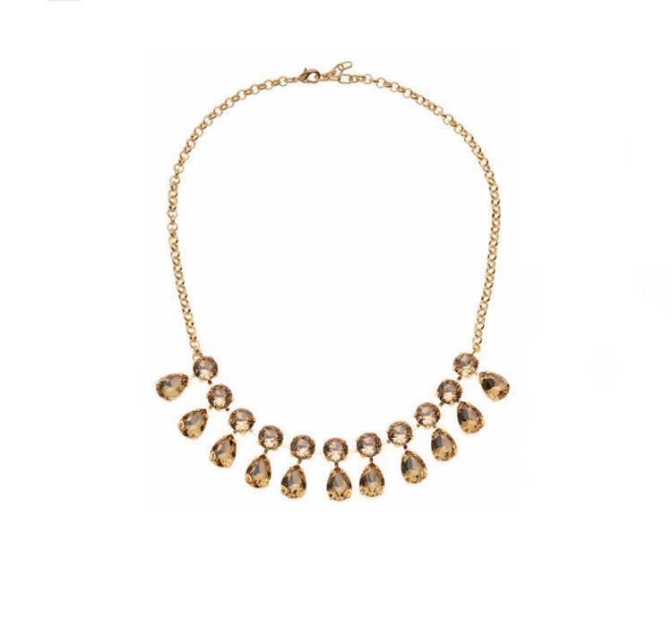 Collana Donna Ottaviani Cristalli Placcata Oro 501207C